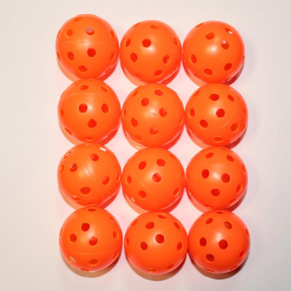 Тренировочные мячи для гольфа красные 12 шт