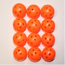 Тренировочные мячи для гольфа красные 12 шт