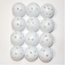Тренировочные мячи для гольфа белые 12 шт